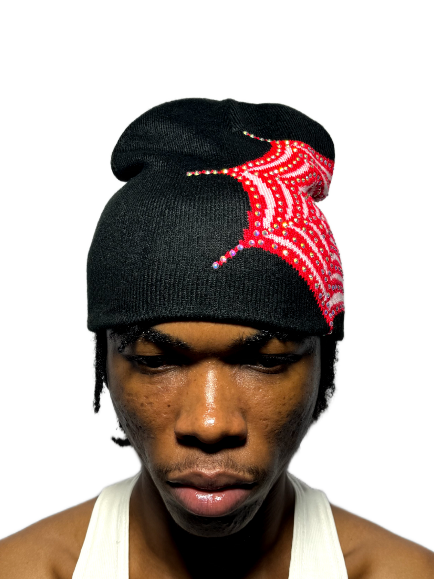 Glittered Websting Beanie