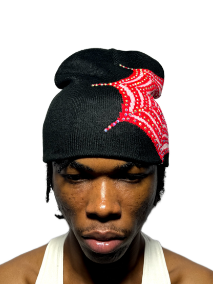 Glittered Websting Beanie