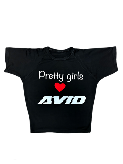 Members only crop tee