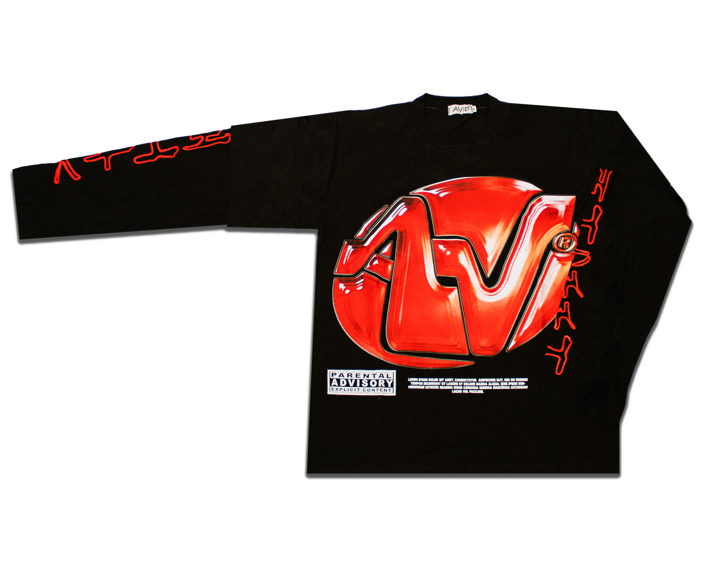 AVID CLARET DOUBLE LAYER TEE