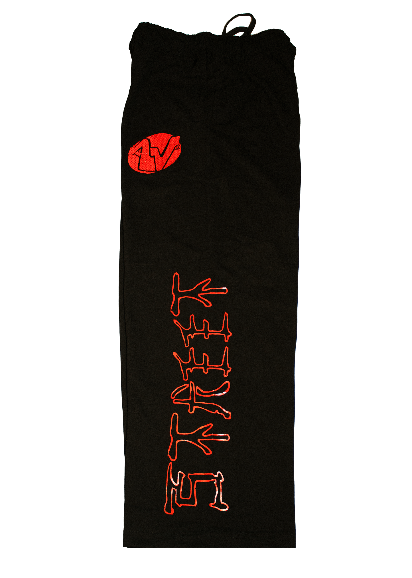 AVID CLARET DISTRESSED PANTS