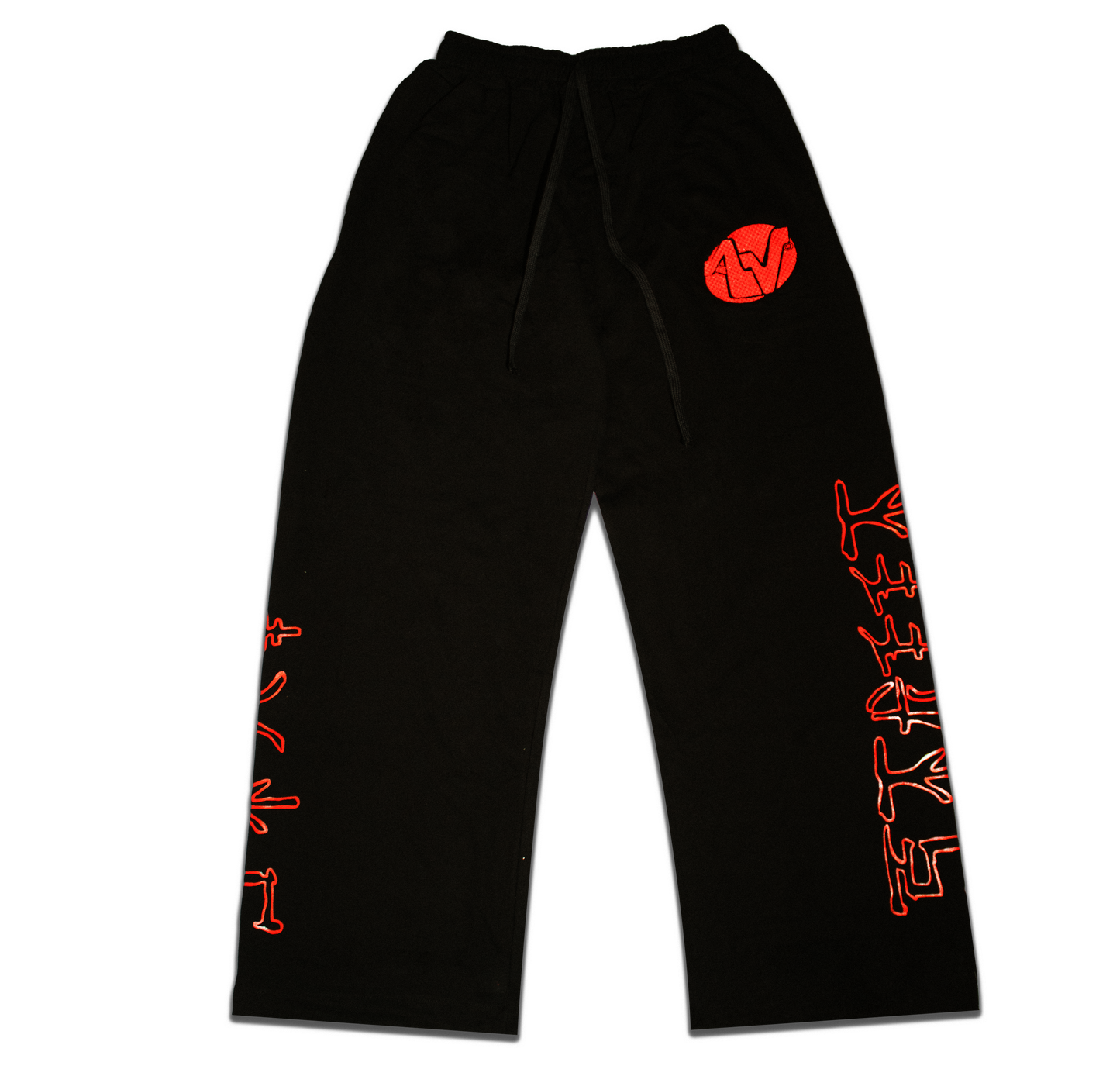 AVID CLARET DISTRESSED PANTS