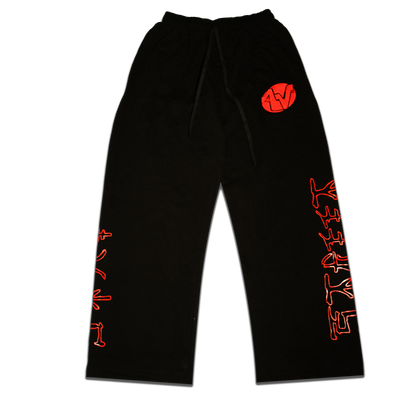 AVID CLARET DISTRESSED PANTS