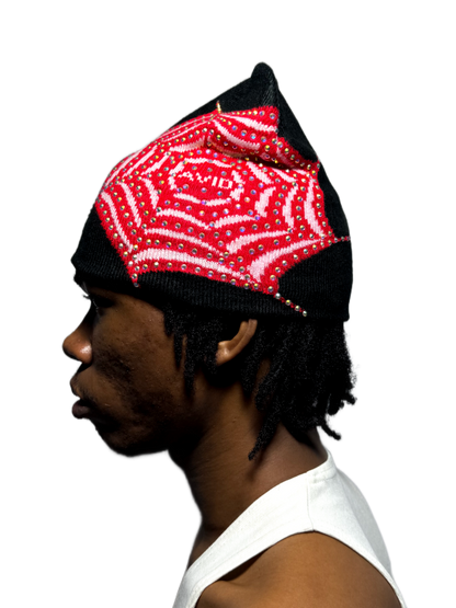 Glittered Websting Beanie